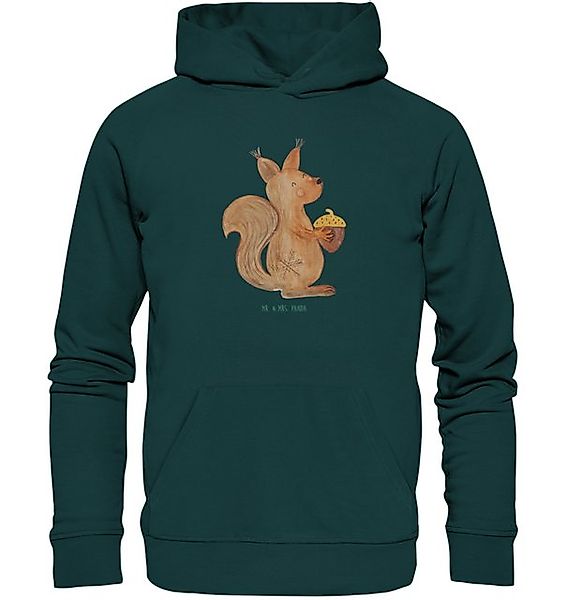 Mr. & Mrs. Panda Hoodie Größe M Eichhörnchen Weihnachten - Mid Heather Gree günstig online kaufen