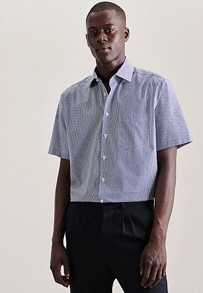 seidensticker Businesshemd "Regular" Regular 1/2 Kentkragen Druck günstig online kaufen