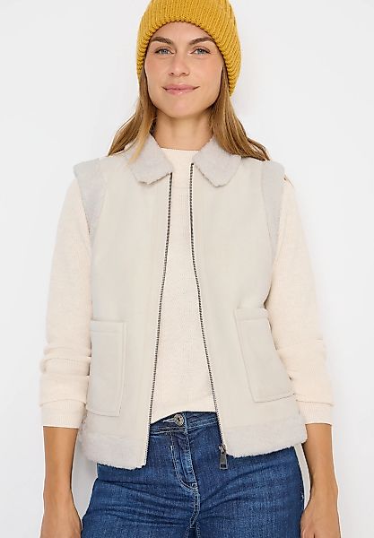 Cecil Plüschweste mit Teddy Futter und Reißverschluss günstig online kaufen