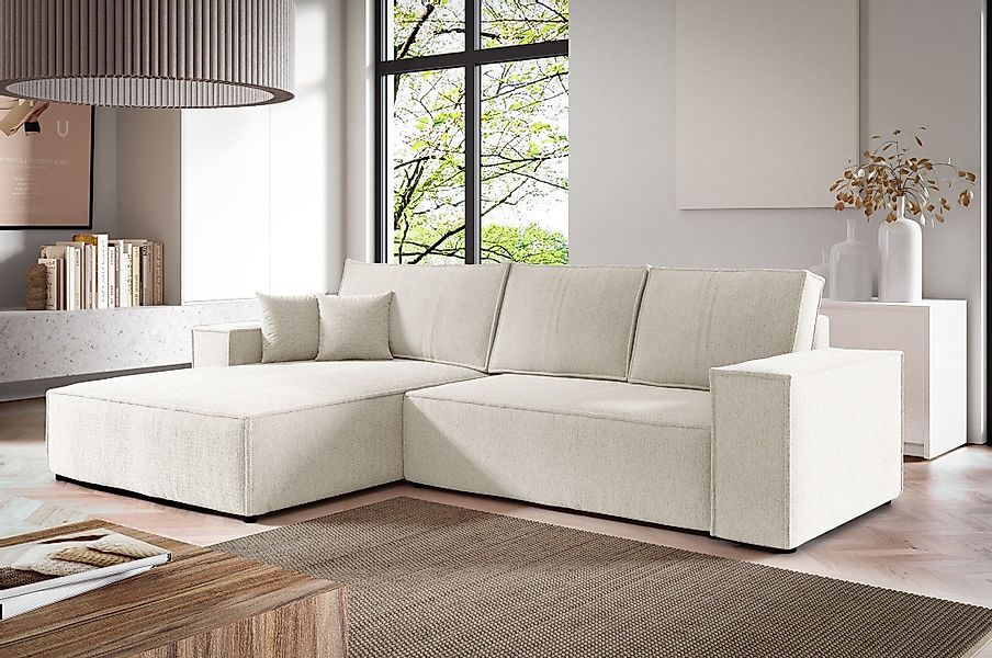 Fun Möbel Ecksofa Schlafsofa Sofa CORUNIA günstig online kaufen