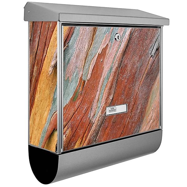 Banjado Briefkasten Edelstahl 38x39x12cm Mit Zeitungsfach Inkl. Montagemate günstig online kaufen