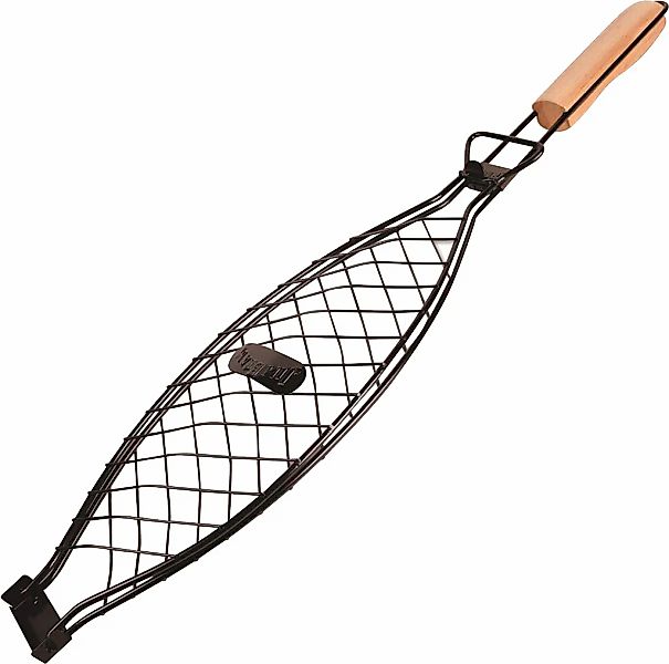 Jim Beam BBQ Grillschale Metall mit Parawoodgriff für große Fische günstig online kaufen