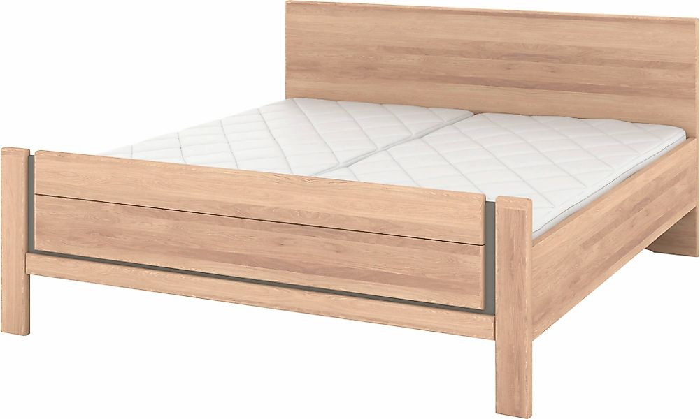 Musterring Holzbett "Sorrent, Bettgestell, Bettrahmen, teilmassiv Eiche", ( günstig online kaufen