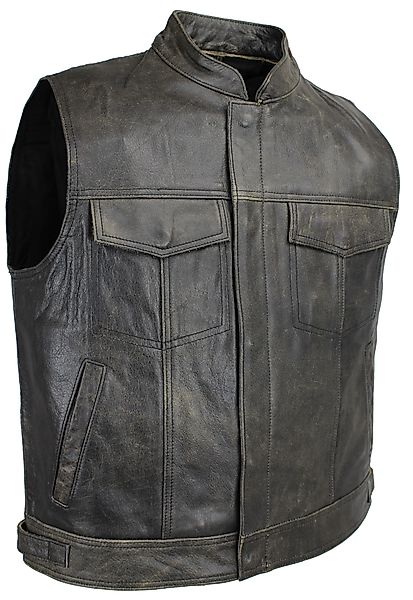 Alpha Speeds Motorradweste Lederweste Motorrad & günstig online kaufen