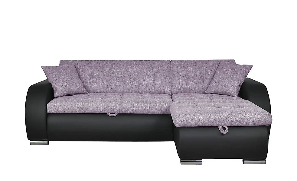 Ecksofa  Aries ¦ lila/violett ¦ Maße (cm): B: 242 H: 80 T: 161 Polstermöbel günstig online kaufen