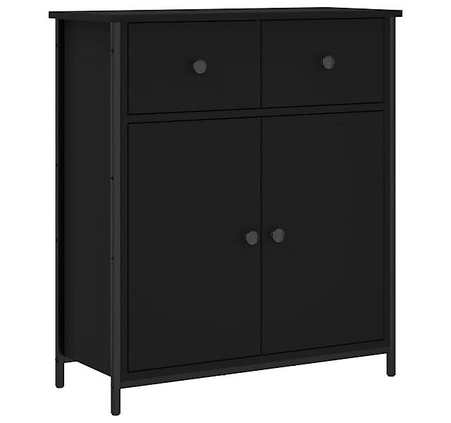 furnicato Sideboard Schwarz 70x30x80 cm Holzwerkstoff (1 St) günstig online kaufen