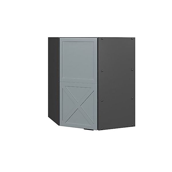 Vicco Eckhängeschrank Fame-Line, Hellblau-grau/Anthrazit, 57 cm günstig online kaufen
