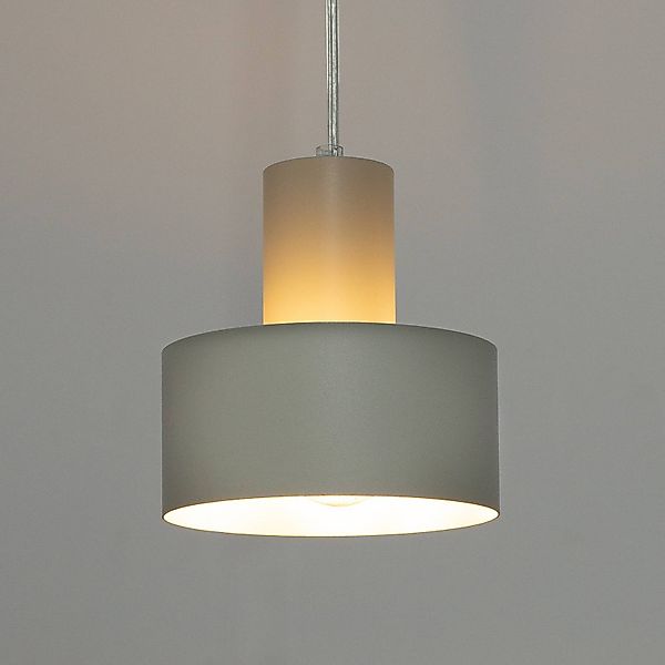 Hängeleuchte Rif S, taupe, 1-flammig, Ø 15 cm, Stahl günstig online kaufen