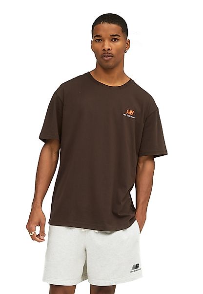 New Balance T-Shirt Herren UNISSENTIALS TEE UT21503 REH Dunkelbraun günstig online kaufen