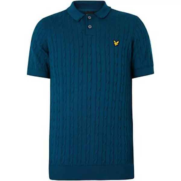 Lyle & Scott  Poloshirt Zopfstrick-Poloshirt günstig online kaufen
