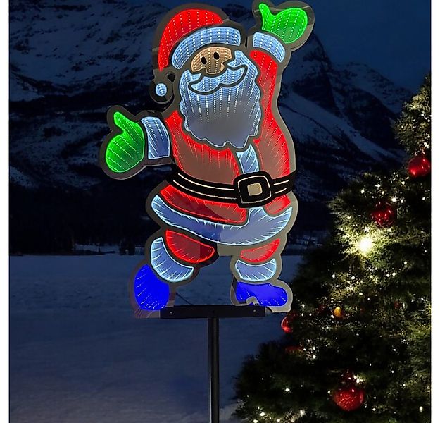 Star-Max LED Dekofigur 36349 LED-Weihnachtsmann IP44 Infinity Effekt 444 SM günstig online kaufen