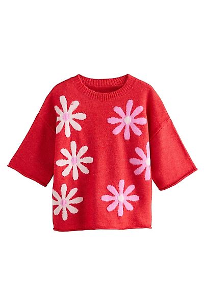 Next Strickpullover Stricktop mit halblangen Ärmeln, günstig online kaufen