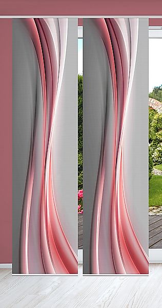 HOME in green Schiebegardine "ELANIA" Paneelwagen 2 Stk. tlg. SET DIGITALDR günstig online kaufen