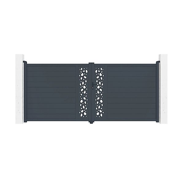 Casanoov Flügeltor Elektrisch Sunny 400x180cm & Drehtorantrieb Bunker B500 günstig online kaufen