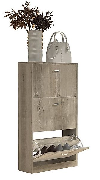 VCM Schuhschrank Holz Regal Schuhschrank Schuhkipper Serie Sipos L günstig online kaufen