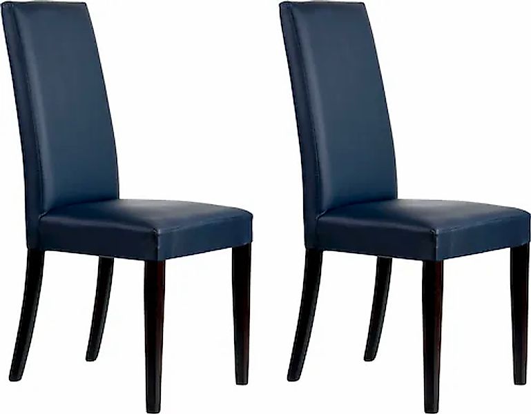 Home affaire Polsterstuhl »Java« (Set) 2 Stk.Gestell aus Massivholz, im 2er günstig online kaufen