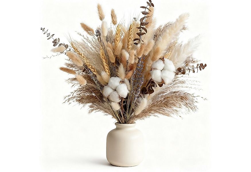 Trockenblume 78 Stück Pampasgras Getrocknet,Pampasgras Trockenblumen Deko B günstig online kaufen