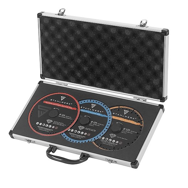 STAHLWERK Diamant Trennscheiben 3er Set Universal Sägeblatt 125 X 2223 MM günstig online kaufen