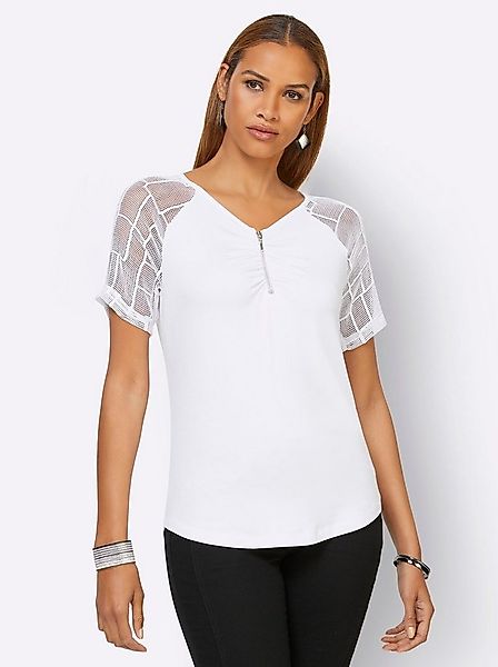 creation L T-Shirt Spitzenshirt . günstig online kaufen