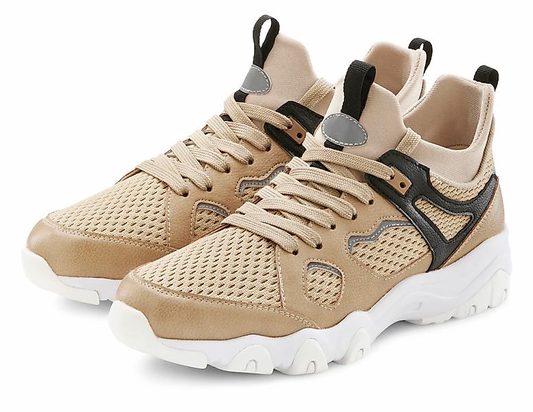 John Devin Sneaker "Schnürschuh", mit Mesh-Einsatz, Freizeitschuh, Halbschu günstig online kaufen