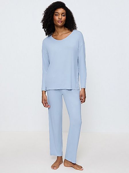 Triumph Pyjama Timeless Sensuality (2 tlg) mit zarten Spitzeneinsätzen - ge günstig online kaufen
