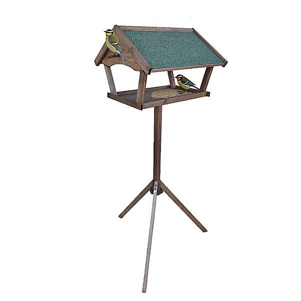 relaxdays Vogelhaus XXL Vogelfutterhaus mit Ständer, günstig online kaufen