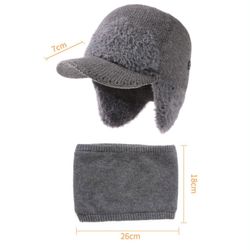 Refttenw Mütze & Schal Herren Warme günstig online kaufen