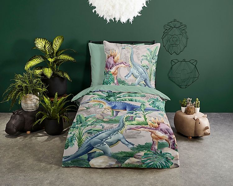 good morning Kinderbettwäsche "Century" 2 Stk. tlg. Baumwolle, 135x200, Rei günstig online kaufen