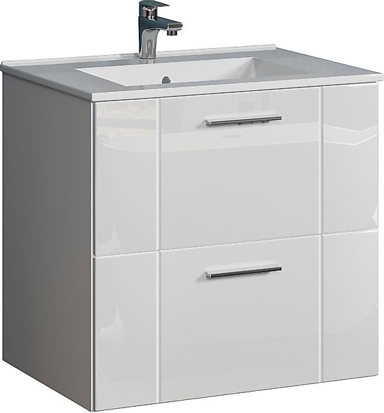 welltime Waschtisch "Prag", Badmöbel inkl. Waschbecken, Breite 60cm günstig online kaufen