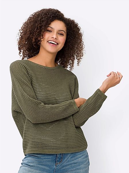 heine Strickpullover Ajourpullover günstig online kaufen