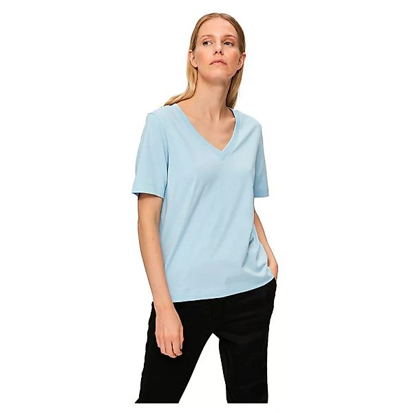 Selected Standard Kurzärmeliges T-shirt M Cashmere Blue günstig online kaufen