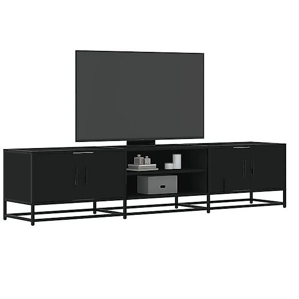 vidaXL Schrankmodule TV-Schrank Schwarz 180x35x41 cm Holzwerkstoff günstig online kaufen