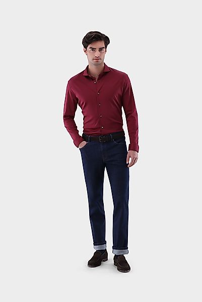 Jerseyhemd aus Schweizer Baumwolle Tailor Fit günstig online kaufen