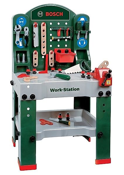 Klein Spielwerkbank BOSCH-Workstation (43tlg), Made in Germany günstig online kaufen