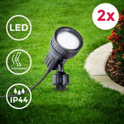 B.K.Licht Gartenstrahler 2er Set LED Gartenstrahler günstig online kaufen