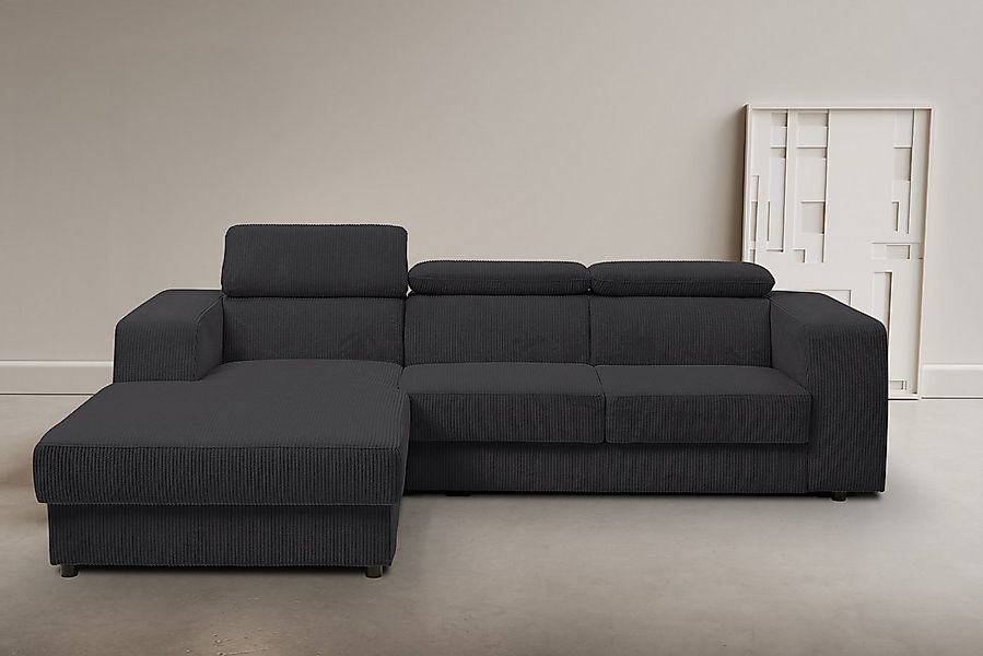 WERK2 Ecksofa Cherry, modernes Sofa mit Komfortfunktionen, Breite 270cm, L- günstig online kaufen