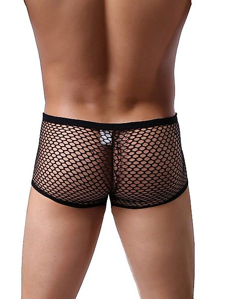 Lau-Fashion Boxershorts Herren Unterwäsche Netz Optik Slip Hipster Body Sho günstig online kaufen