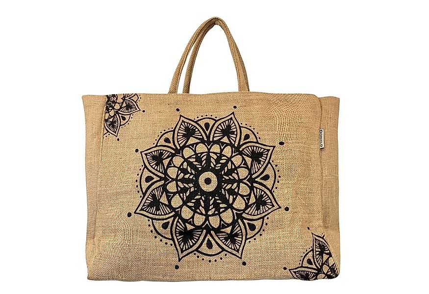 Domelo Einkaufsshopper Jute Einkaufskorb, Vegan Einkaufstasche, Korbtasche, günstig online kaufen