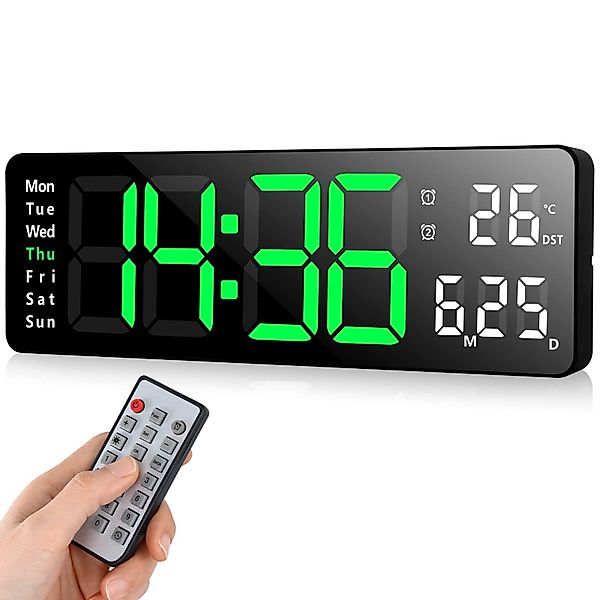 BlingBin Wanduhr 13 zoll Digitale Wand günstig online kaufen