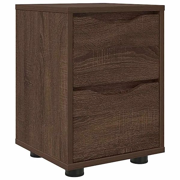 vidaXL Nachttisch Braun Eichen-Optik 30,5 x 30 x 43 cm Holzwerkstoff 888811 günstig online kaufen