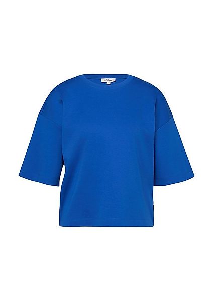 s.Oliver Kurzarmshirt T-Shirt Oversized T-Shirt aus Baumwoll-Interlockjerse günstig online kaufen