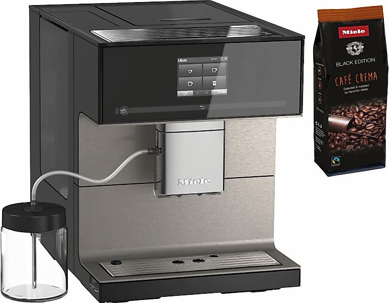 Miele Kaffeevollautomat "CM7550 CoffeePassion, inkl. Milchgefäß, Kaffeekann günstig online kaufen