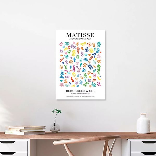 Poster / Leinwandbild - Matisse - Papiers Découpés, Farben günstig online kaufen