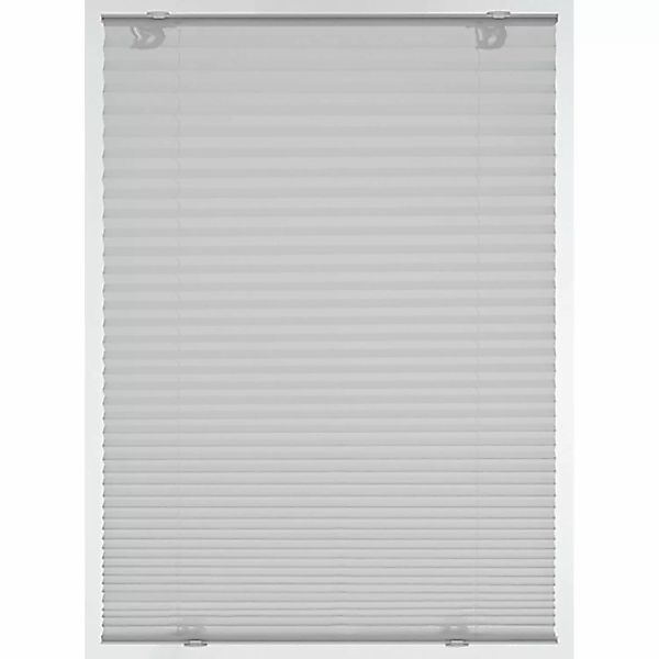 Gardinia Dachfenster-Plissee mit Saugnäpfe 50,3 cm x 122 cm Grau günstig online kaufen