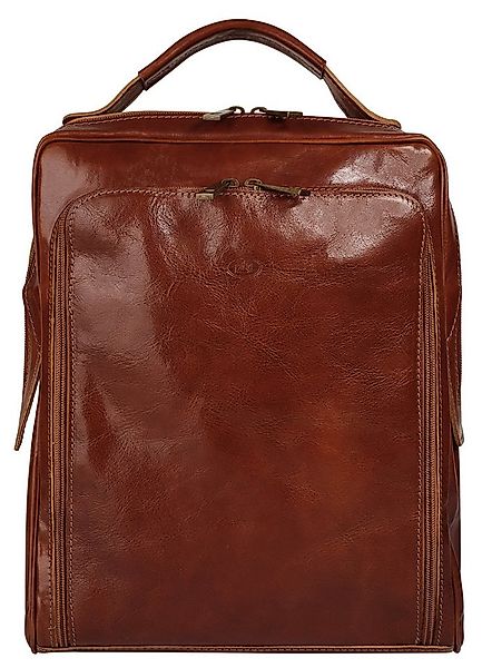 Piké Cityrucksack, echt Leder, Made in Italy günstig online kaufen