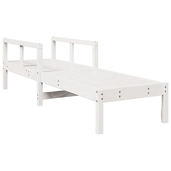 vidaXL Sonnenliege Weiß 199,5x62x55 cm Massivholz Kiefer 832539 günstig online kaufen