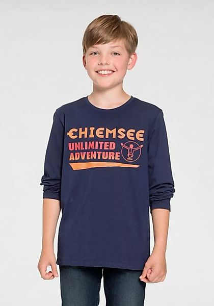 Chiemsee Langarmshirt mit Druck im Farbverlauf günstig online kaufen