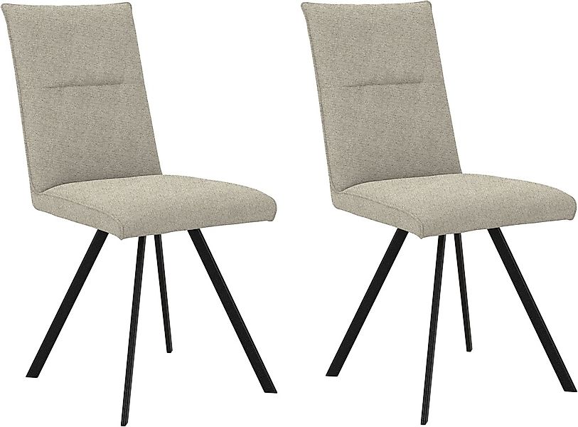 OTTO home 4-Fußstuhl "Sava" (Set) 2 Stk.Metallgestell günstig online kaufen