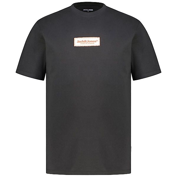 Jack&Jones T-Shirt mit Label-Print Farbe schwarz Größe: 4XL günstig online kaufen