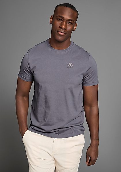 DELMAO Rundhalsshirt Kurzarm, Regular Fit, basic, günstig online kaufen